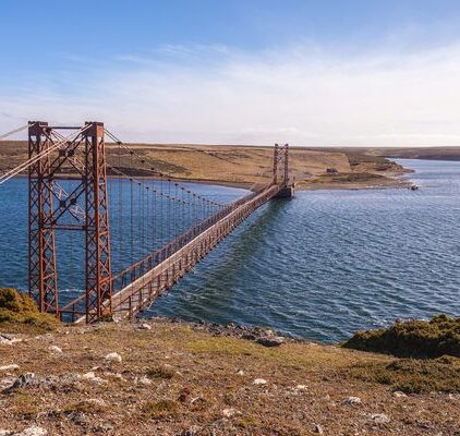 bodie creek suspension bridge